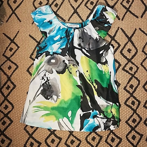Express Tops - Express Watercolor Blouse!